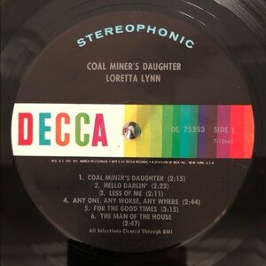 Loretta Lynn Vinyl Album ‘Coal Miner's Daughter’